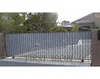 Sunlight rays /sun wave design modern wrought iron privacy sliding gate models