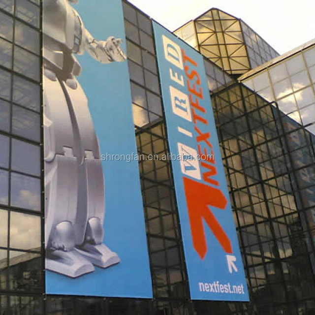 Outdoor Digital Printing Pvc Banner Mesh Construction Mesh Banner