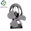 ARDORFAN - 3 blades heat powered High quality gray color stove fan for wood burner fireplace