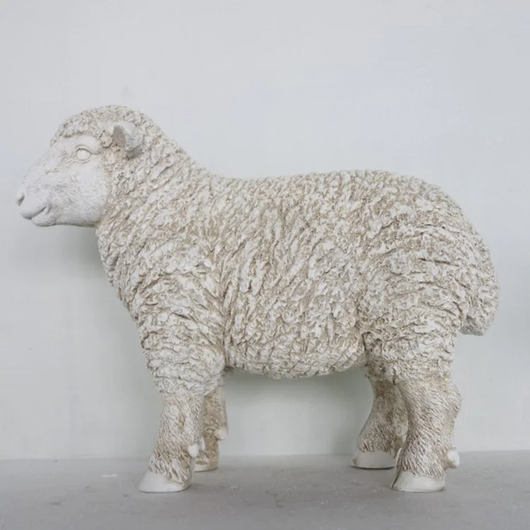 life size resin sheep