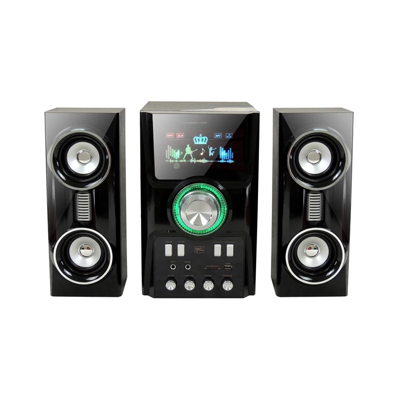 Home Theater Speaker In Round Shape,Portable Speaker Home Theater 2.1