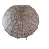 23*16k Auto Open check umbrella hang wood man umbrella