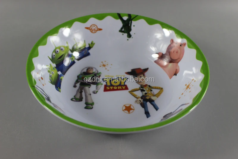 Custom made LOGO plastic kids bowl foodgarde