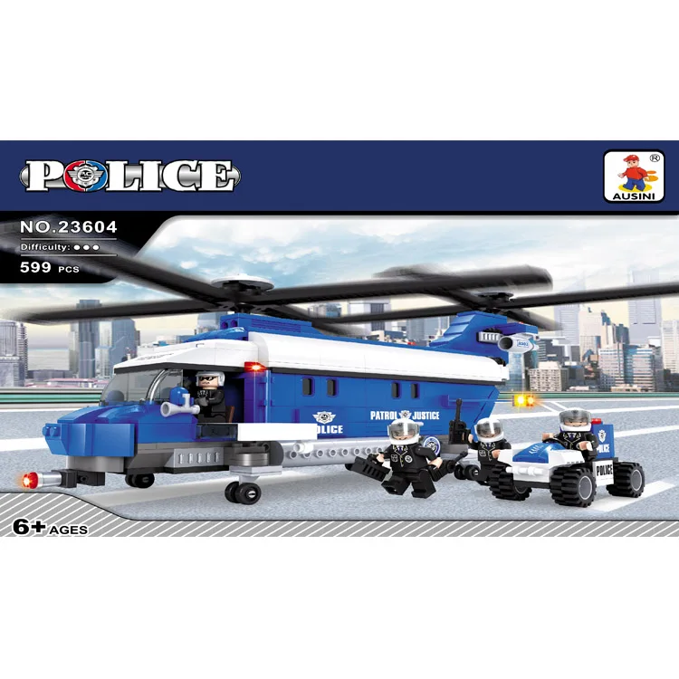 police toy helicopter