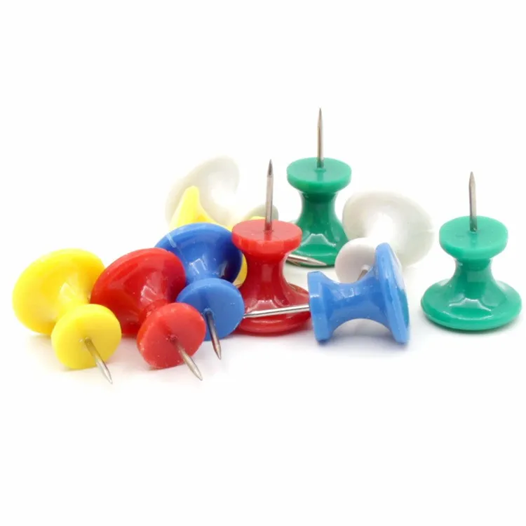 Jumbo Push Pins With Stainless Steel Point (7 Colors Assorted) Buy