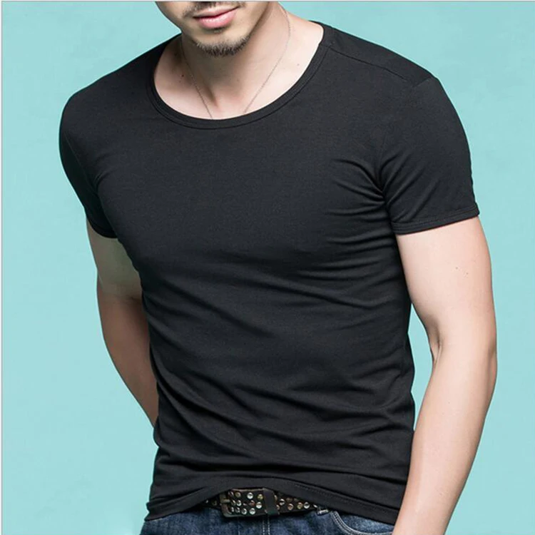 Wholesale Men Slim Fit White Blank Cotton T Shirt - Buy Blank T Shirt ...