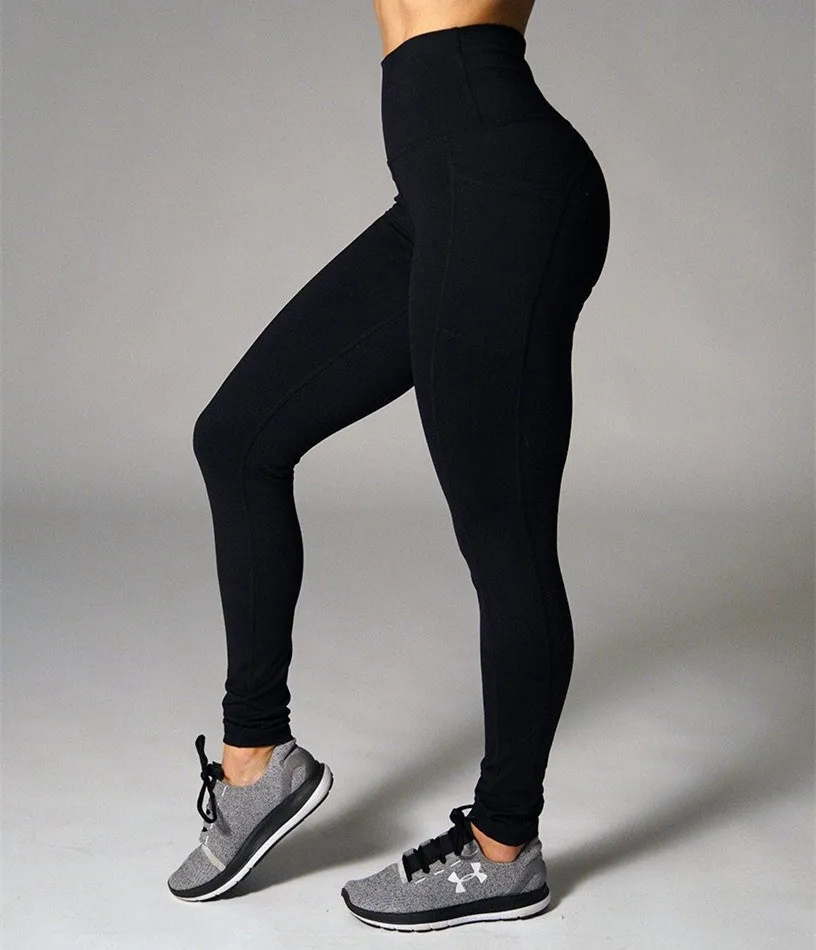 Chic High Waist Leggings – Ultra Elastic Slim Fit, Machine Washable main image 0