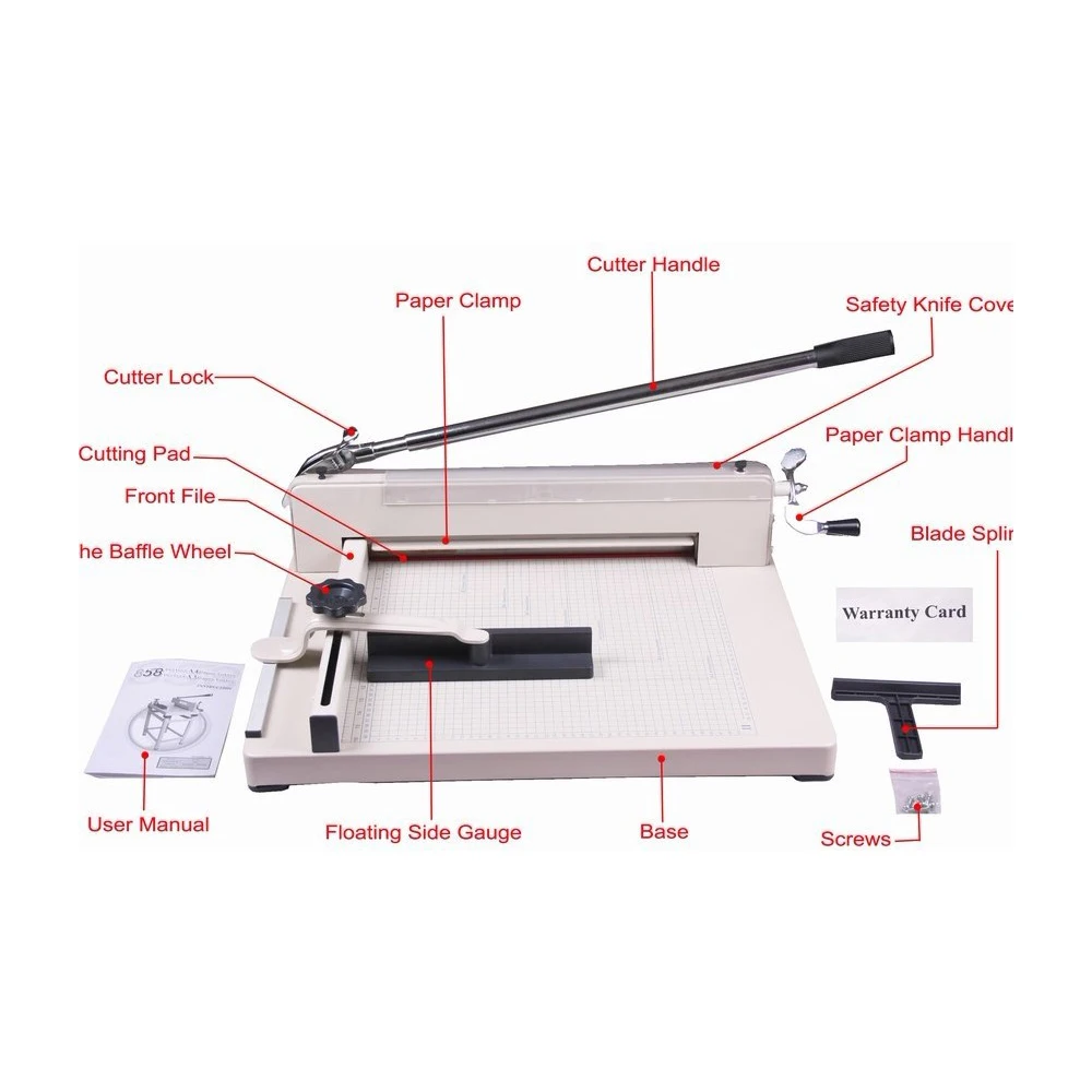 A3 858a3 Manual Paper Cutter Machine Cortador De Papel - Buy Cortador ...