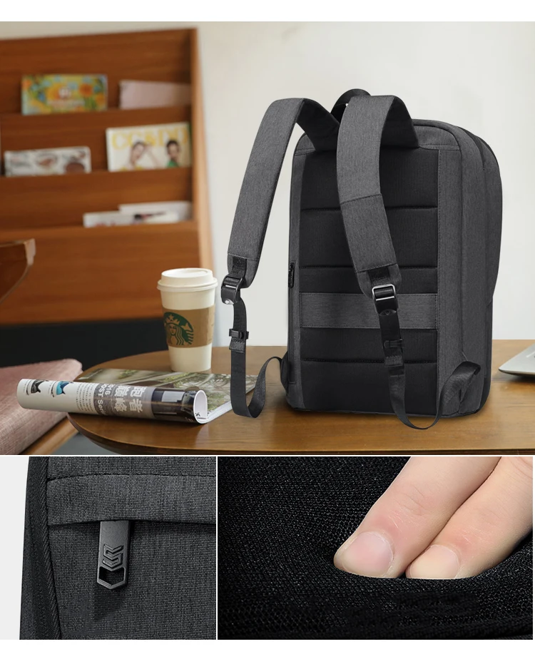 2018 Brand latest design waterproof smart security laptop anti theft lightweight USB day bagpack backpack back pack bag