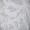 wholesale 100% mulberry Hundred Beasts Chart 55/56'' width silk satin print fabric
