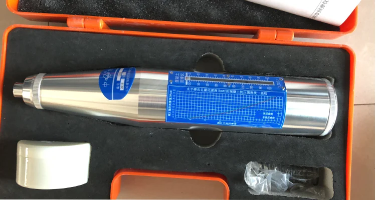 Portátil betonrückschlaghammer-tester NdT resiliometer Schmidt hammer a B HP 