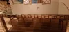 mirrored rectangle big dining table