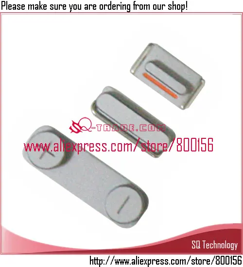 for iPhone 5S Buttons (Set of Mute, Power & Volume) Physical Button Set Grey Color China Alibaba