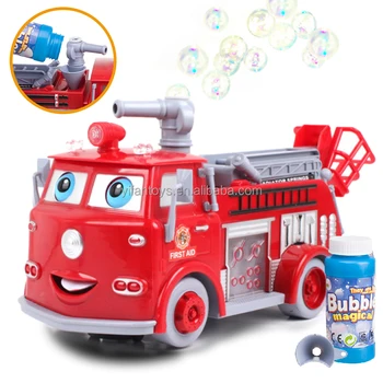 bubble fire truck