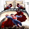 king size 3D super man/hero printing 100% cotton bedding set /bed sheet/duvet cover