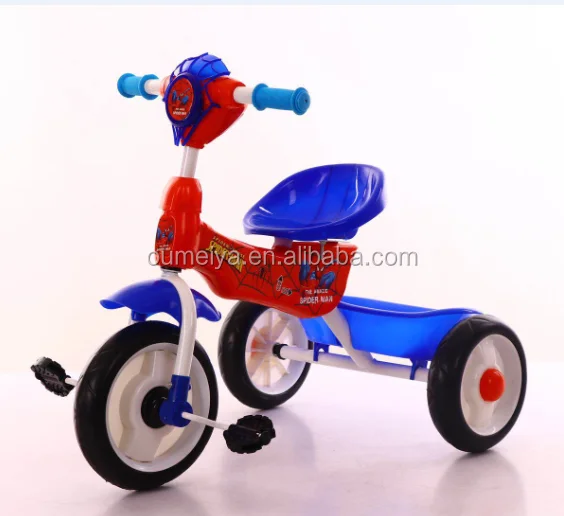 4 In 1 Function The Best Baby 3 Wheels Tricycle Rubber Tire Kids
