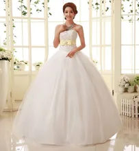 2016 new lace up Princess Wedding Dress Custom Strapless White Lace up Bridal Dress/Ball gown Plus all size vestido de noiva