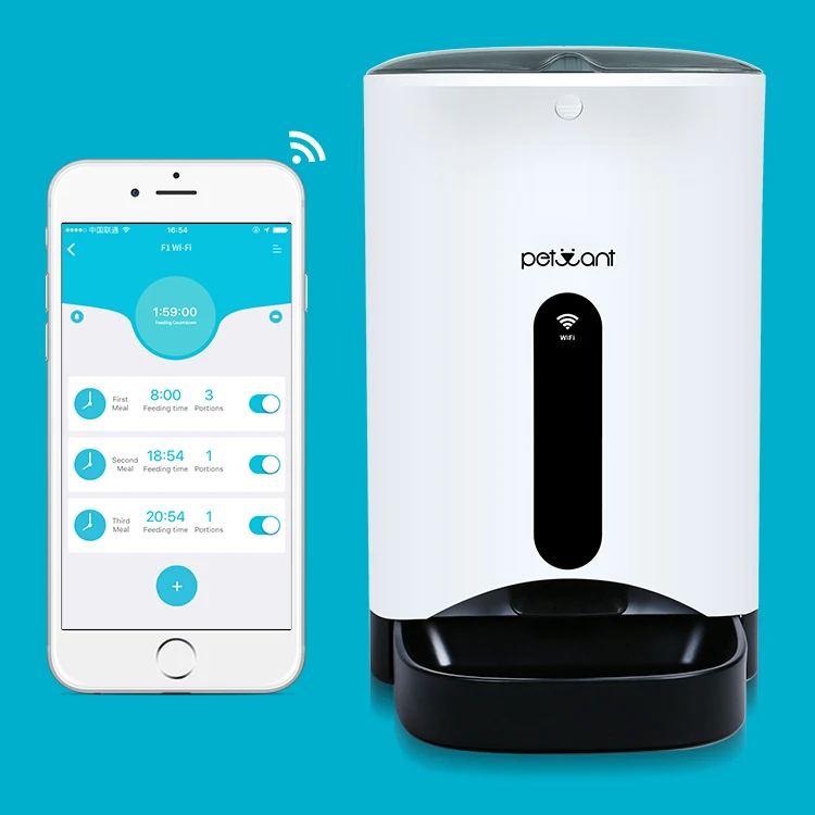 Pet Bowl Wifi Feeder Smart Dog Food Dispenser Cat Feeder Without