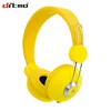 New style OEM popular colorful headphones cheap wired headsets for mobile phone