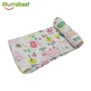 Free sample large size 100% cotton super soft baby muslin swaddle blanket