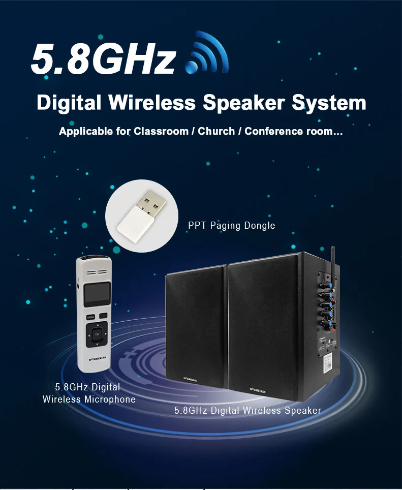 wireless mic and speaker for classroom