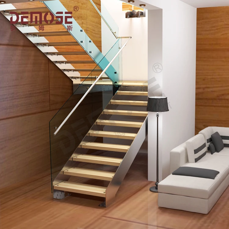 -de Acero En Forma De Escalera De Madera/escalera Para El Sótano. - Buy