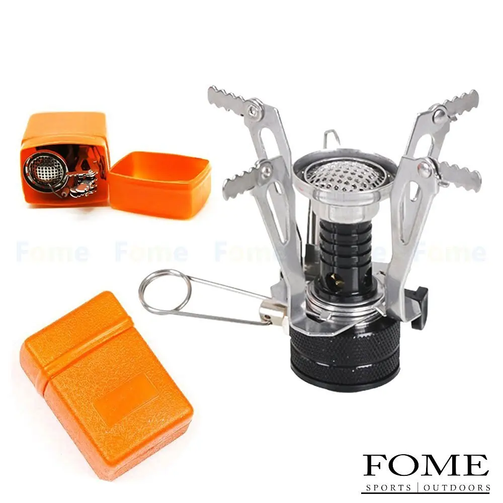 FOME Camping Gas Stove, SPORTS|OUTDOORS Ultralight Portable Backpacking Camp Gas-powered Stove Foldable Burner with Piezo Ignition One Year Warranty