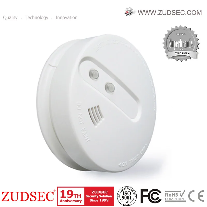 Wired Highsensitivity Photoelectric Smoke Detector For Fire Alarm