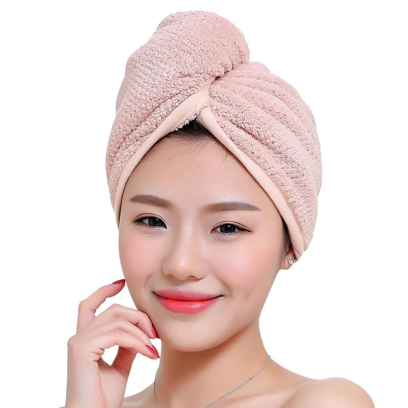 Super Soft Microfiber Beauty Large Absorbent Cap Bath Salon Towel Hair ...