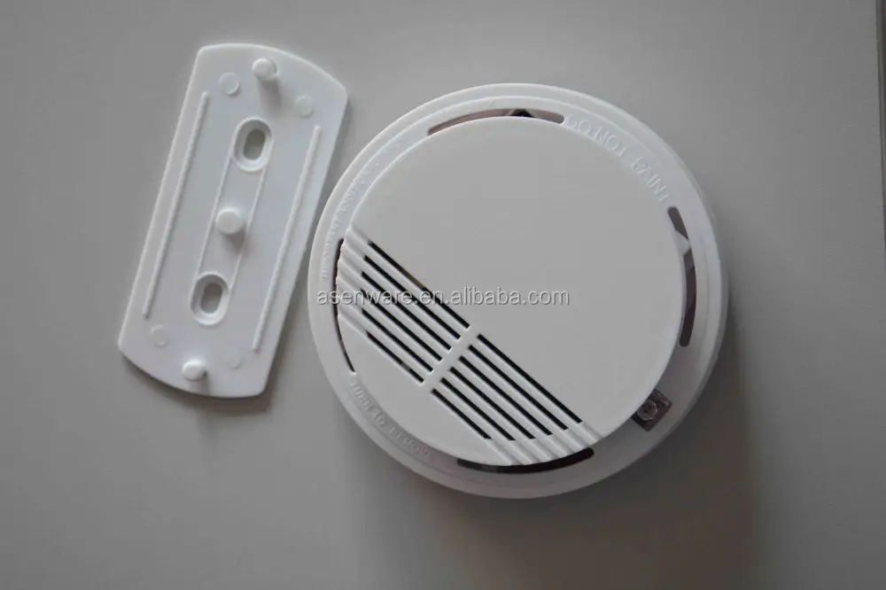 Wireless 9v Battery Operated Smoke Detector/Stand Alone Smoke Detector