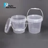 Optional Metal Or Plastic Handle Round Plastic Bucket 10 Liter Plastic Drum Barrel
