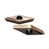 carbide insert VCGT160402L for stainless steel finish turning, with left tip angel