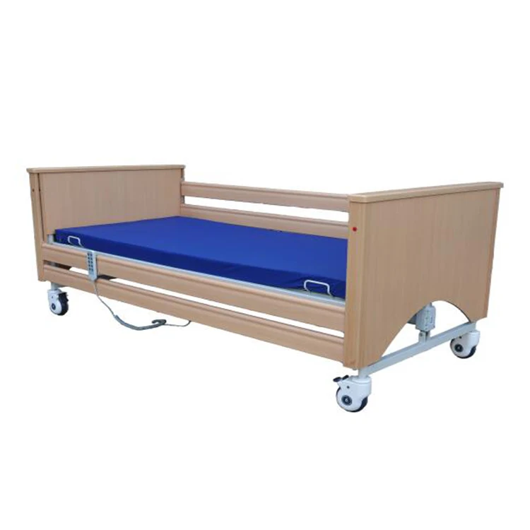 Luxury electric home care bed folding hospital nursing bed