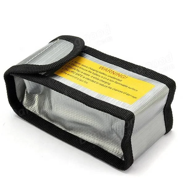 Customizable 64*50*95 Mm Lipo Battery Safe Bag Fireproof Explosion ...