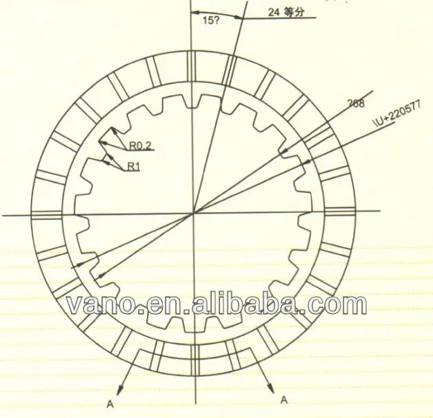 Y80 Standard Friction Clutch Plates For Motorcycle