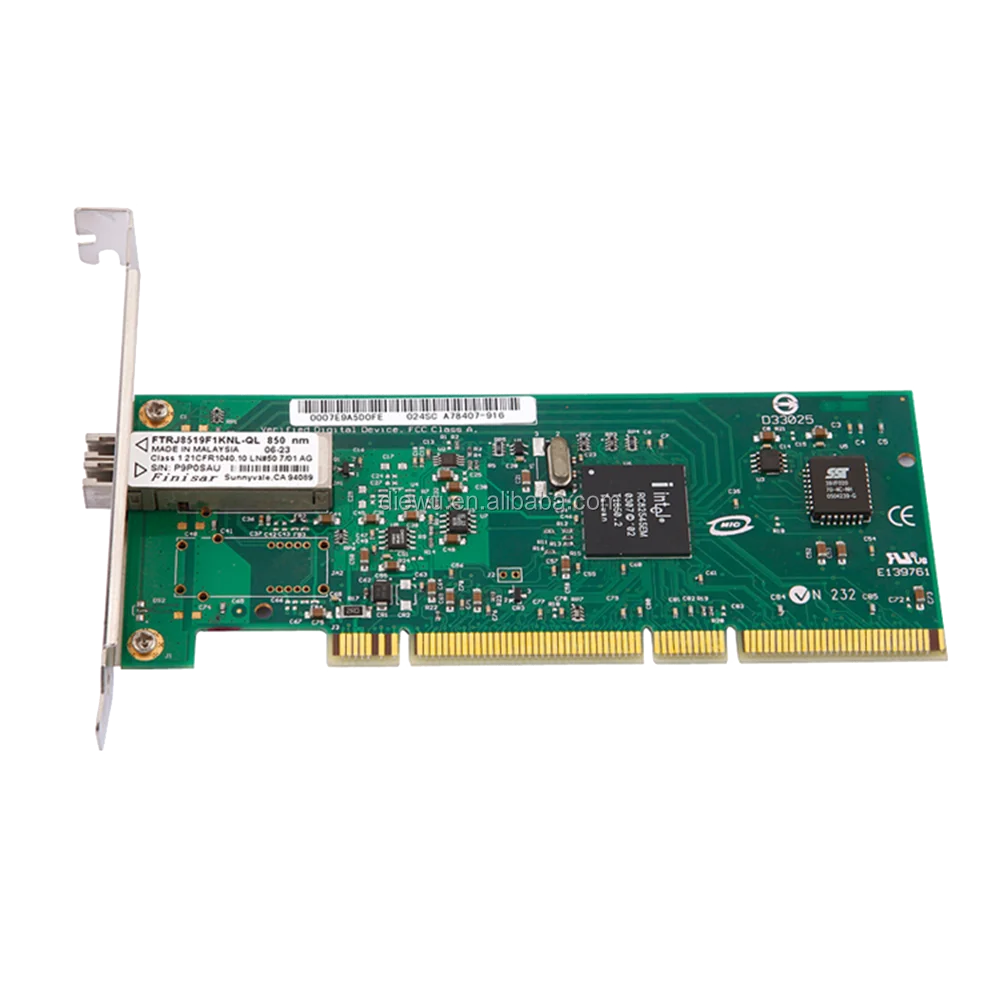 Hot Sale Fiber Optic Lan Card Rohs Pci Card Drivers With Intel82545em