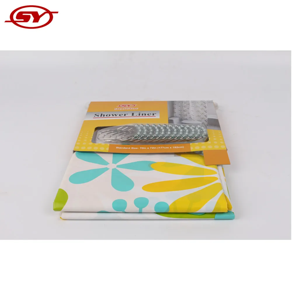 Peva Material Custom Printed Plastic Shower Curtains Buy Home Use
