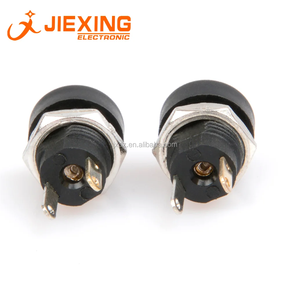 Dc022b Dc Power Jack Socket Connector Dc022b 5.5*2.1mm 2.1 Socket 2pin