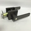 Keyed Front Entry Porta Lever Handle Knob Lock Leverset Lockset with 60-70 Adjustable latch