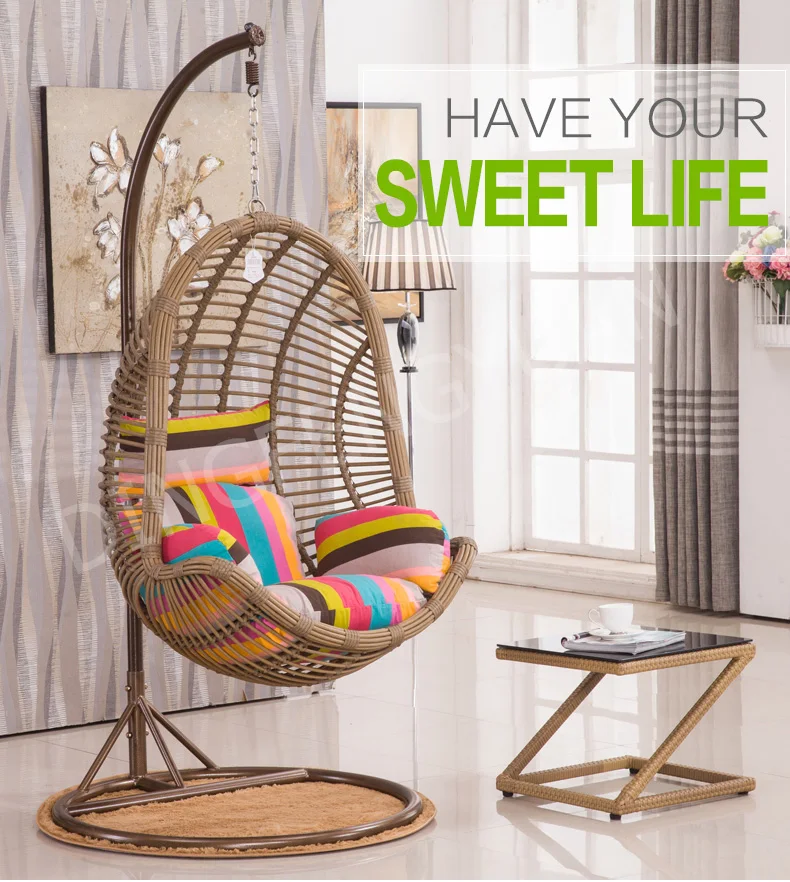 egg chair swing living room