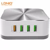 LDNIO 10A Auto-ID USB Home Wall Desktop Charger Quick Charge 3.0 Port Smart Adapter
