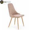 highest back armrest metal dining chair european style model BORDER