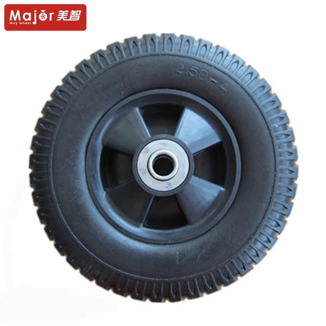 Pu Wheel 200x50 Light Weight Foam Filled Tires For Garden Trailer