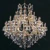 Big Italian Crystal Maria Theresa Gold Chandelier Centre Piece Lighting for Wedding Decoration