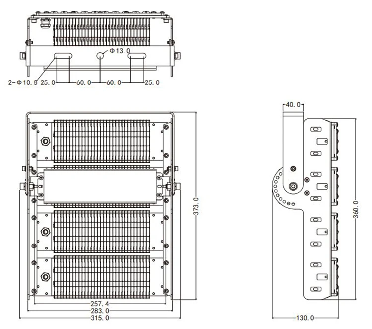 high brightness 150 watt led outdoor flood tunnel led lights