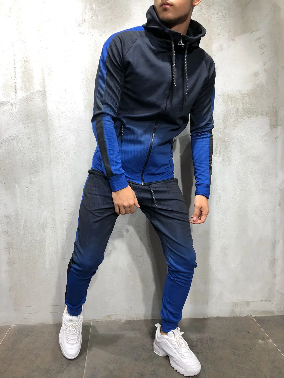 2019 On Sale Fashion Male Tracksuit Casual Autumn Winter Mens Jacket ...