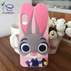2017 Chinese factory custom cartoon animal silicone phone case