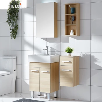 Free-standing Bathroom Vanity Modern Natural Wood Color ...