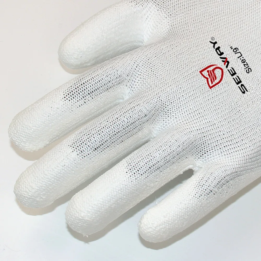 Custom High Protection Against Cut Sharp Object Handling Gloves With Pu
