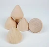solid wood cone 4*3cm wood craft Learning Resources Wood Geometric block